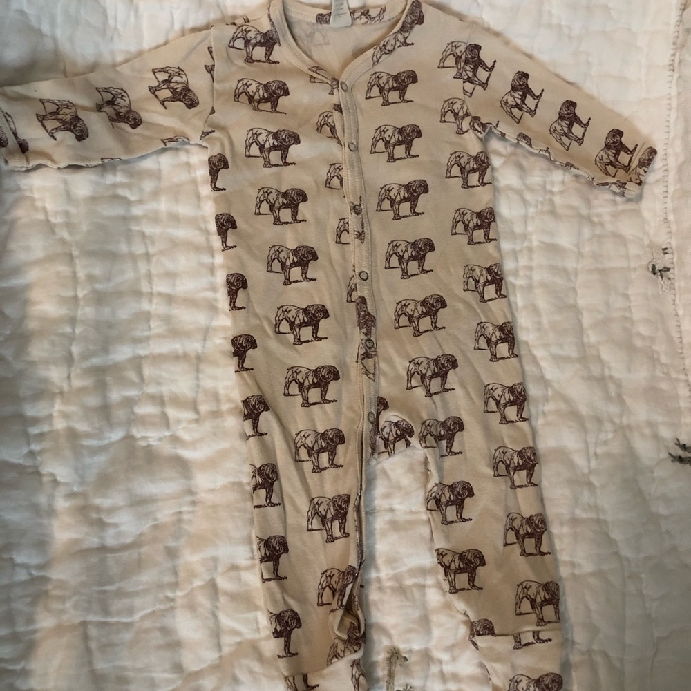 Kate Quinn Organics Bulldog Footed One Piece